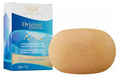 Obrázok produktu pre Fair & White Original Glutathione Extra Exfoliating Soap 200g