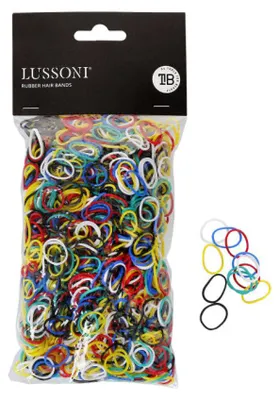 Produktbild von LUSSONI Gummibänder für Zöpfe, 15 mm, 100 g