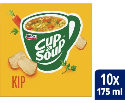 Produktbild von Unox Cup-a-Soup Huhn 120g – Schnelle, leckere Hühnersuppe im Becher