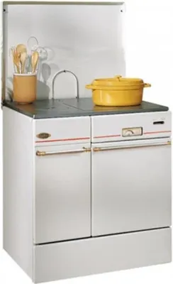 Image de Cuisinière à bois 10kw blanc - Godin - 240162000810 - arpège