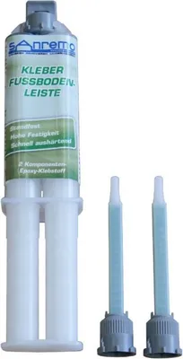 Produktbild von 5x Sanremo FUSSBODENLEISTE KLEBER 25ml + 2 Mischdüsen