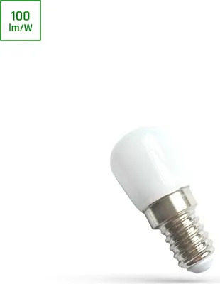 Obrázek produktu pro Spektrum LED žárovka trubice T26 1,5W E14 matná 150lm denní světlo 6000K studená bílá 120°