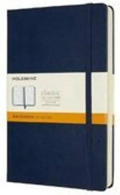Produktbild von Moleskine Notizbuch - Erweitert, Large/A5, Liniert, Fester Einband, Saphir