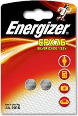 Produktbild von Energizer ENSR44/EPX96P1, Einwegbatterie, SR44, Siler-Oxid (S), 1,55 V, 2 Stück(e), 200 mAh