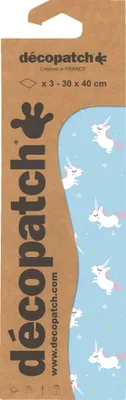 Produktbild von Décopatch 6x Blisterpackung 3 Bogen Papier 30x40cm gleichen Design Nr. 727 C727O