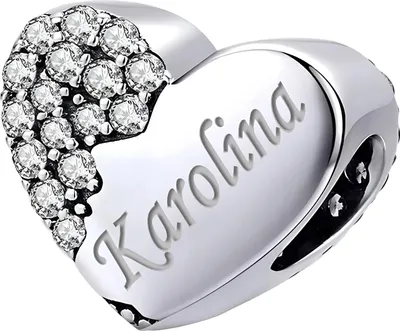 Immagine prodotto di Ciondolo a forma di cuore Pandora con incisione, argento 925