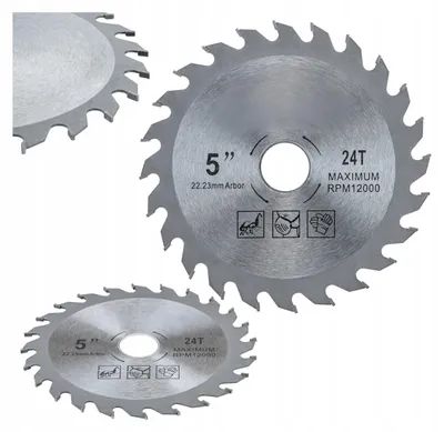 Produktbild von Hartmetall-Sägeblatt für Holz 125mm 24Z Stark