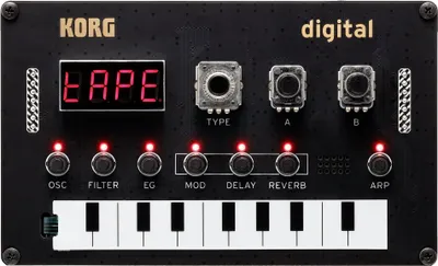 Zdjęcie produktu dla Korg NTS-1, syntezator cyfrowy, czarny, USB, 129 mm, 78 mm, 39 mm