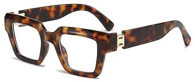 Zdjęcie produktu dla Okulary do czytania blokujące niebieskie światło kwadratowe dla kobiet mężc