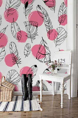 Produktbild von Coloray Fototapete 104x70 cm An Einer Wand Latex Latextapete - Gefieder