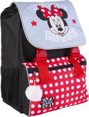 Produktbild von Schulrucksack Minnie Mouse Rot (28 x 40 x 14 cm)