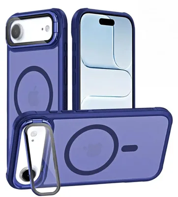 Zdjęcie produktu dla Etui ochronne do iPhone'a Etui Air, kompatybilne z MagSafe, składana osłona aparatu, szklana podstawka