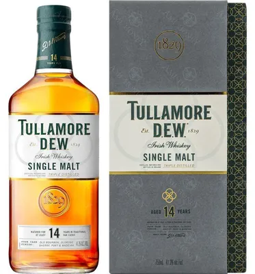 Immagine prodotto di Tullamore Dew 14 anni whisky single malt irlandese in confezione regalo | 41,3 % vol | 0,7 l