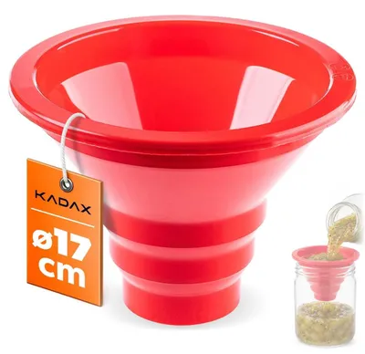 Jamtrichter Ø 17 cm, Kunststoff, rot – für Einmachgläser