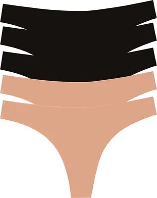 Produktbild von Occulto Damen Seamless Tanga 5er Pack (Model: Ravenna)