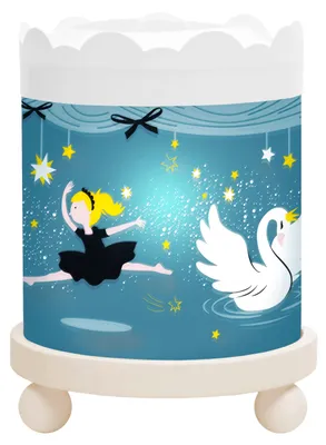 Produktbild von Nacht Licht - Magische Karussel Ballerina - Weiss 12V