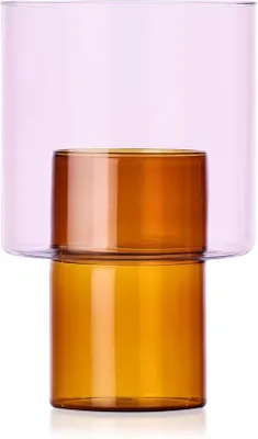 Produktbild von Famanu Glasvase 20,5 cm - Bernsteinrosa