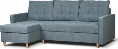 Produktbild von Ecksofa - Schlafsofa - Sofa mit Schlaffunktion und Stauraum - Grau - 224 x 98 x 146 cm - Couchgarnitur - Platzsparendes - VIVO
