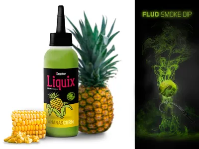 Immagine prodotto di Delphin Fluo Dip D Snax Liquix 100 ml Mais-Ananas