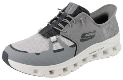 Produktbild von SKECHERS Slip-ins Herren Schlupfsneaker grau Mesh vegan - Größe: 46