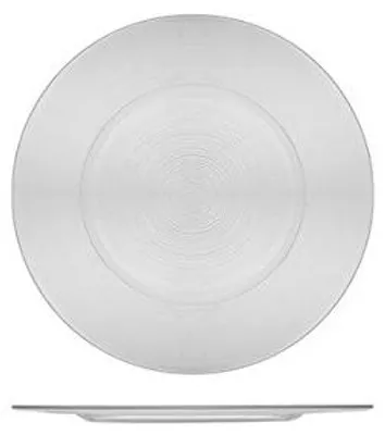 Produktbild von H&H Brotteller, rund, transparent, 18 cm