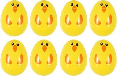 Produktbild von 8 Befüllbare Osterküken 6cm