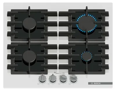 Produktbild von Bosch Serie 6 PPP6A2I40 Gas hob White  Black