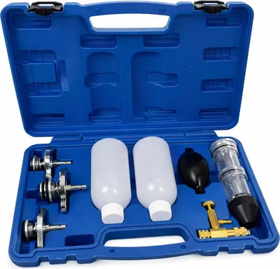 Immagine prodotto di Set-kit tester CO2 per controllare la guarnizione testata motore, diagnostica perdite, liquido freni, combustione Gebo Tools