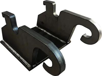 Produktbild von Rahmen CW05 Aufnahme mit Platte zum anschweißen Schnellwechsel Adapter CW05