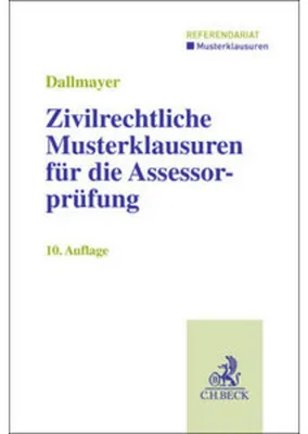 Image de Zivilrechtliche Musterklausuren für die Assessorprüfung
