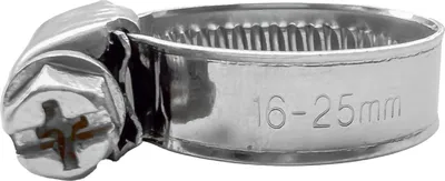 Obrázek produktu pro Hadicová svorka W2 16-25 mm, nerezová ocel W2, hadicové svorky Hadicové svorky Trubkové svorky Sada svorek 6x