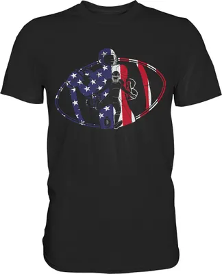 Produktbild von USA American Football T-Shirt – Black / 5XL