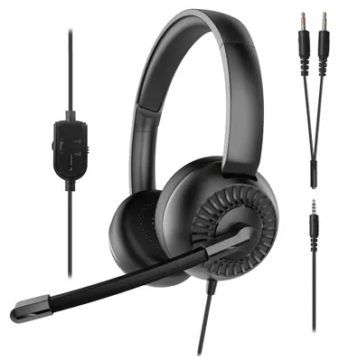 Produktbild von SPEEDLINK METIS, Kabelgebunden, Gaming, 160 g, Kopfhörer, Schwarz