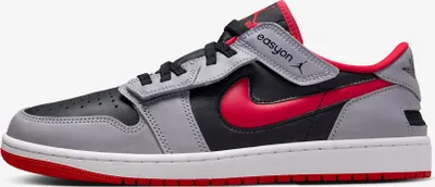Zdjęcie produktu dla Nike Air Jordan 1 Low Flyease "Fire Red Cement Grey" Grau/Rot, Größe: 47