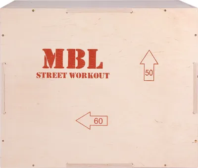 Produktbild von Plyobox Jump Box Holz Crossfit Fitness 60 x 50 x 40 MBL