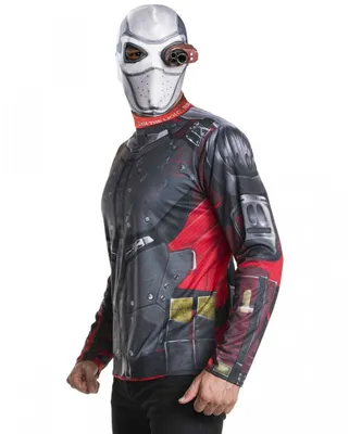 Produktbild von Deadshot Kostüm Set mit Maske für Fasching & Halloween Größe: Standard