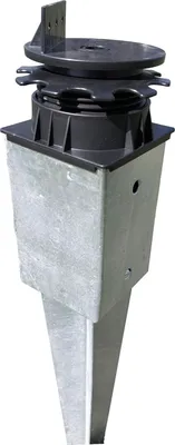 Produktbild von K&R Terrassenlager Flex für Bodeneinschlaghülse (91x91 mm)