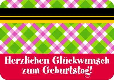Produktbild von Geburtstag - Sprüche - Sahneschnittchen - Postkarte im Format 14,8 x