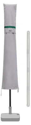 Produktbild von Sekey Sonnenschirm Schutzhülle mit Stab, Abdeckhauben für 350cm / 200x300cm Gartenschirm mit Belüftungsöffnungen, Abdeckung für Marktschirm / Balkonschirm, wasserdicht