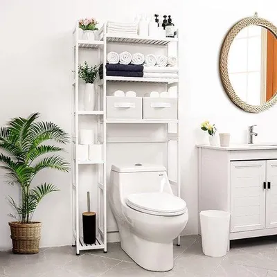 Immagine prodotto di Scaffale da bagno bianco 23x79x166 cm (alto)