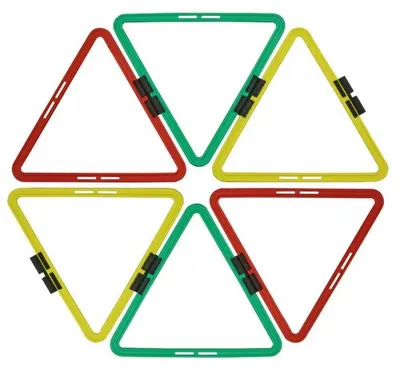 Produktbild von Maxwel - Dreieck-Agility Leiter, Kunststoff SX1843 (4 m) (Bunt)