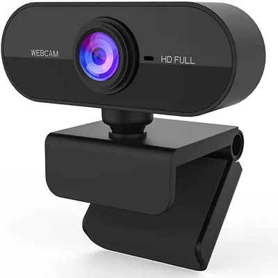 Imagen del producto de Cámara web Full HD con micrófono para computadora de escritorio, cámara de computadora HD de 1080p