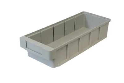 Produktbild von Regalkasten VKB 600x152x83 mm - grau, aus Polypropylen