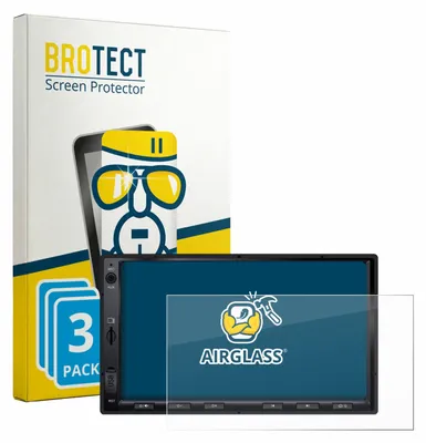 Produktbild von 3x BROTECT Schutzglas für Atoto A5LG2A7T 7" Schutzfolie Panzer Folie Glas Display Schutz klar