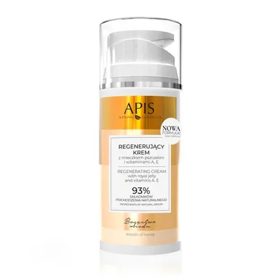 Obrázok produktu pre Apis Regenerujący krem z mleczkiem pszczelim, 100ml