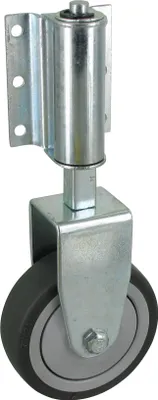 Produktbild von Apparaterollen Leiterrolle Ø75mm TPE Gummi Anschraubplatte