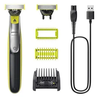 Image de Rasoir éléctrique - PHILIPS - OneBlade Pro - Lame double sens - 14 réglages de hauteur - autonomie de 90 min