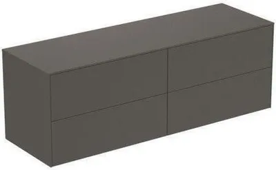 Produktbild von Schubladenfront CONCA ob re für WTU 780x267mm anthrazit matt anthrazit matt
