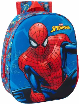 Obrázok produktu pre Safta Spider-Man 3D 8,64 l 32 x 43 x 14 cm batoh modrý  detský modrý, univerzálna veľkosť