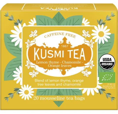Obrázok produktu pre Kusmi TeaLemon Tymián Harmanček Pomaranč 40g – Aromatický bylinný čaj